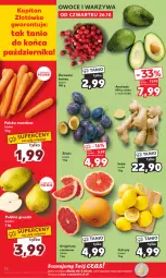 Gazetka promocyjna Kaufland - Gazetka tygodnia - Gazetka - ważna od 31.10 do 31.10.2023 - strona 26 - produkty: Warzywa, Cytryny, Siatka, Gruszki, Owoce, Grunt, Olej, Grejpfrut, Imbir