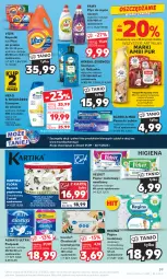 Gazetka promocyjna Kaufland - Gazetka tygodnia - Gazetka - ważna od 31.10 do 31.10.2023 - strona 59 - produkty: Płyn do prania, Rum, Pur, Gin, Do mycia naczyń, Papier, Pasta do zębów, Płyn do mycia naczyń, Papier toaletowy, Velvet, Chusteczki kosmetyczne, Vizir, Ręcznik, Chusteczki, Always, Szampon, Podpaski, Fairy, Płyn do mycia, Odżywka, Flora, Waga, Blend-a-Med, Always Ultra, Ambi Pur, Fa