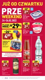 Gazetka promocyjna Aldi - Katalog spożywczy - Gazetka - ważna od 26.02 do 26.02.2022 - strona 26 - produkty: Piwa, Piwo, Dawtona, Ser, Gin, Gra, Piątnica, Rust, Wafle, Serek, Syrop, Woda mineralna, Woda, Cisowianka