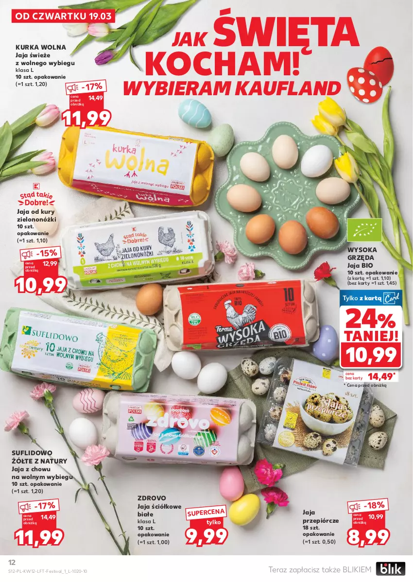 Gazetka promocyjna Kaufland - Gazetka tygodnia - ważna 19.03 do 25.03.2026 - strona 12 - produkty: Jaja, Koc, Sok, Tera