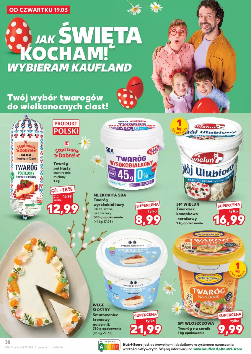 Gazetka promocyjna Kaufland - Gazetka tygodnia - ważna 19.03 do 25.03.2026 - strona 38 - produkty: Koc, Mleko, Mlekovita, Ser, Sok, Twaróg, Twaróg półtłusty