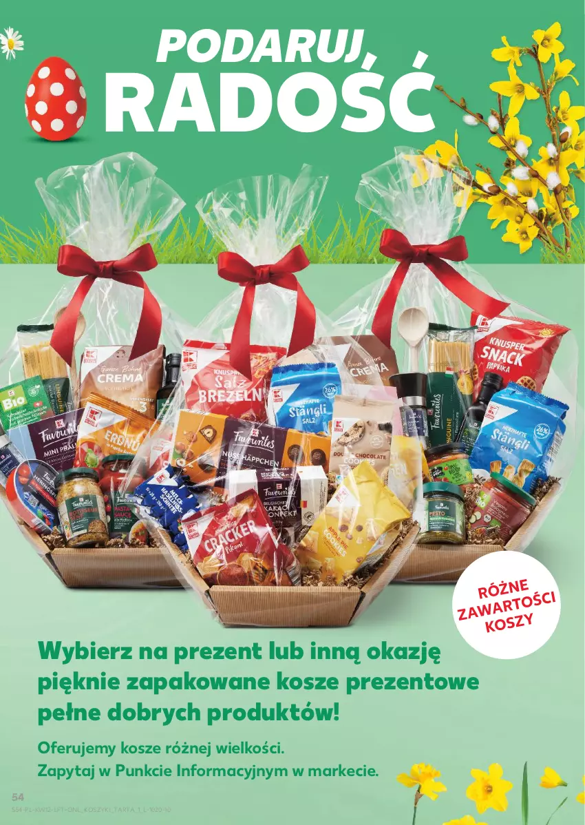 Gazetka promocyjna Kaufland - Gazetka tygodnia - ważna 19.03 do 25.03.2026 - strona 54 - produkty: Kosz, Tarta