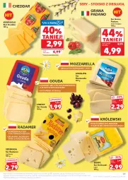 Gazetka promocyjna Kaufland - Gazetka tygodnia - Gazetka - ważna od 25.03 do 25.03.2026 - strona 29 - produkty: Mozzarella, Cheddar, Sok, Ser, Gra, Królewski, Sokołów, Cars, Radamer, Gouda
