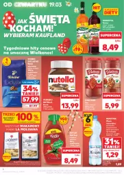 Gazetka promocyjna Kaufland - Gazetka tygodnia - Gazetka - ważna od 25.03 do 25.03.2026 - strona 6 - produkty: Tchibo, Ketchup, Makaron, Nutella, Sos, Sok, Por, Mus, Koc, Kawa ziarnista, Kawa, Kotlin, Syrop, Szyna, Isana, Ferrero, Woda mineralna, Pudliszki, Woda, Waga, Suplement diety, Herbapol