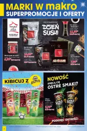 Gazetka promocyjna Makro - [Oferta specjalna] Marki w MAKRO - Gazetka - ważna od 28.06 do 28.06.2021 - strona 6 - produkty: Ryż do sushi, Sos, Ser, Ryż, Chipsy, Sos sojowy, Sushi, Pringles, Imbir, LG