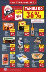 Gazetka promocyjna Aldi - Gazetka - ważna od 29.03 do 29.03.2025 - strona 7 - produkty: Mozzarella, Piwa, Piwo, Ser, Gra, Herbata czarna, Szynka konserwowa, Szynka, Czekolada, Pudding, Deser, Herbata, Kiełbasa