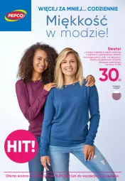 Gazetka promocyjna Pepco - Miękkość w modzie! - Gazetka - ważna od 15.09 do 15.09.2021 - strona 1 - produkty: Sweter, Kawa
