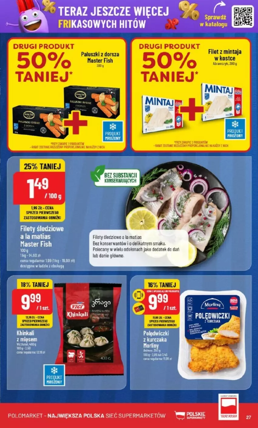 Gazetka promocyjna PoloMarket - ważna 02.01 do 07.01.2025 - strona 20 - produkty: Filet z mintaja, Mintaj, Por, Ser, Tera