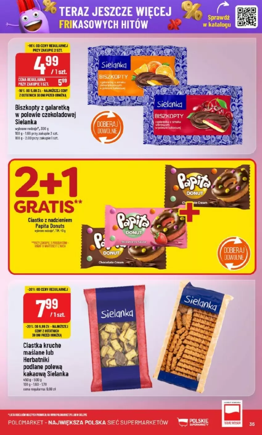 Gazetka promocyjna PoloMarket - ważna 02.01 do 07.01.2025 - strona 29 - produkty: Biszkopty, Ciastka, Donut, Gala, Herbatniki, Kakao, LG