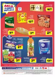 Gazetka promocyjna Carrefour - Gazetka Market - Gazetka - ważna od 18.02 do 18.02.2023 - strona 2 - produkty: Sok, Ser, Cukier, Parówki, Praliny, Chipsy, Ferrero Rocher, Dr. Oetker, Fortuna, Sok jabłkowy, Pizza, Ferrero, Lorenz, Herbata, Masło, Merci