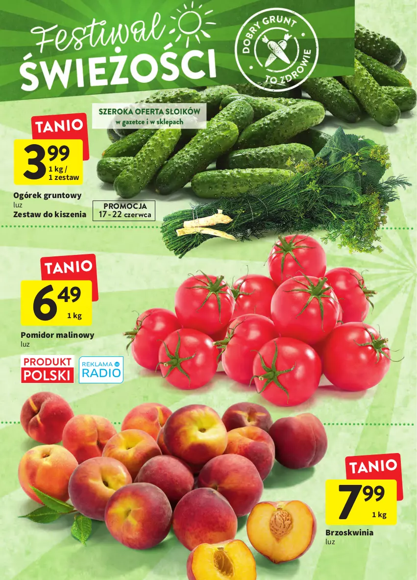 Gazetka promocyjna Intermarche - Okazjobranie - ważna 14.06 do 22.06.2022 - strona 12 - produkty: Grunt, Ogórek, Pomidor malinowy