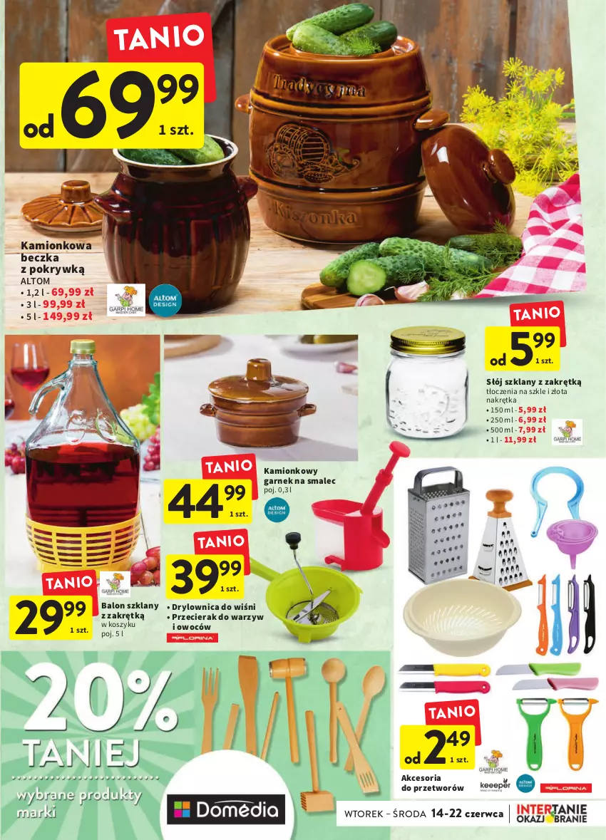 Gazetka promocyjna Intermarche - Okazjobranie - ważna 14.06 do 22.06.2022 - strona 35 - produkty: Garnek, Kosz, Smalec