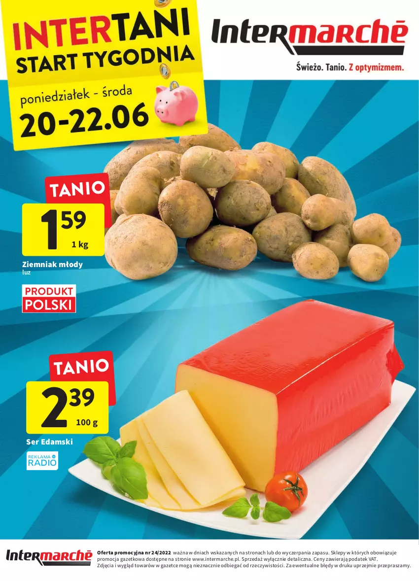 Gazetka promocyjna Intermarche - Okazjobranie - ważna 14.06 do 22.06.2022 - strona 40 - produkty: Edam, Ser