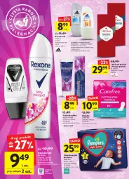 Gazetka promocyjna Intermarche - Okazjobranie - Gazetka - ważna od 22.06 do 22.06.2022 - strona 32 - produkty: Pampers, Rexona, Old Spice, Dezodorant, Majtki, Pasta do zębów, Adidas, Woda po goleniu, Carefree, Dzieci, Pieluchomajtki, Wkładki, Woda, Blend-a-Med