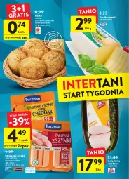 Gazetka promocyjna Intermarche - Okazjobranie - Gazetka - ważna od 22.06 do 22.06.2022 - strona 38 - produkty: Mozzarella, Polędwica, Sok, Ser, Sokołów, Parówki, Parówki z szynki, Tarczyński, Bułka