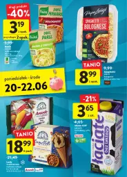 Gazetka promocyjna Intermarche - Okazjobranie - Gazetka - ważna od 22.06 do 22.06.2022 - strona 39 - produkty: Lody, Virtu, Spaghetti, Knorr, Mleko