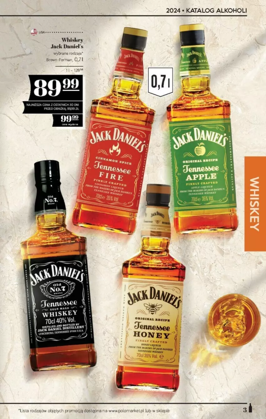 Gazetka promocyjna PoloMarket - ważna 07.06 do 11.07.2024 - strona 14 - produkty: Gin, Jack Daniel's, Whiskey