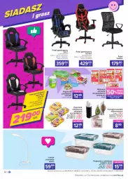 Gazetka promocyjna Carrefour - Gazetka Szkoła modna różnorodna - Gazetka - ważna od 14.08 do 14.08.2021 - strona 14 - produkty: Jan Niezbędny, Gra, Fotel gamingowy, Biurko, Pojemnik, Pojemnik plastikowy, Dzieci, Lampa biurkowa, Fotel, Lampa