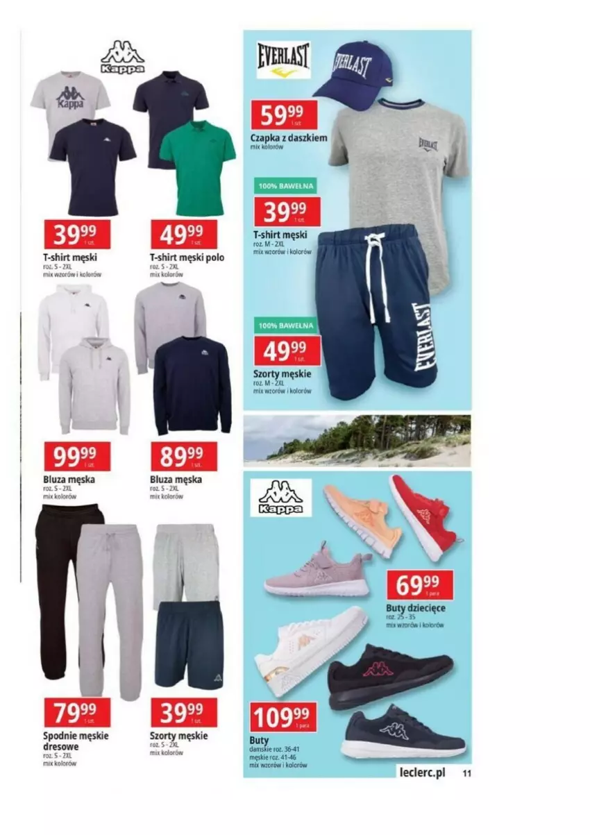 Gazetka promocyjna E Leclerc - ważna 07.05 do 18.05.2024 - strona 3 - produkty: Bluza, Dres, Fa, Spodnie, Szorty, T-shirt, Wełna