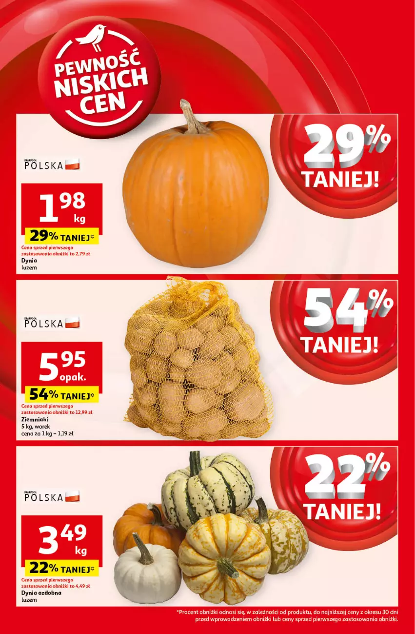 Gazetka promocyjna Auchan - Pewność Niskich Cen Hipermarket - ważna 17.10 do 23.10.2024 - strona 6 - produkty: Ziemniaki