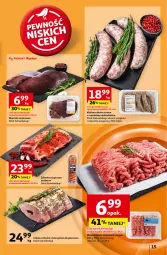 Gazetka promocyjna Auchan - Pewność Niskich Cen Hipermarket - Gazetka - ważna od 23.10 do 23.10.2024 - strona 17 - produkty: Piec, Mięso mielone, Przyprawy, Kiełbasa biała, Kiełbasa, Mięso