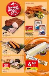 Gazetka promocyjna Auchan - Pewność Niskich Cen Hipermarket - Gazetka - ważna od 23.10 do 23.10.2024 - strona 19 - produkty: Ciasto francuskie, Szynka, Kiełbasa głogowska, Kabanos, Kiełbasa, Olewnik