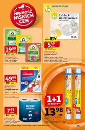 Gazetka promocyjna Auchan - Pewność Niskich Cen Hipermarket - Gazetka - ważna od 23.10 do 23.10.2024 - strona 37 - produkty: Jan Niezbędny, Frosch, Mop, Papier, Tablet, Proszek do prania, Vileda, Wkład do mopa, Ręcznik, Rolki, Folia aluminiowa