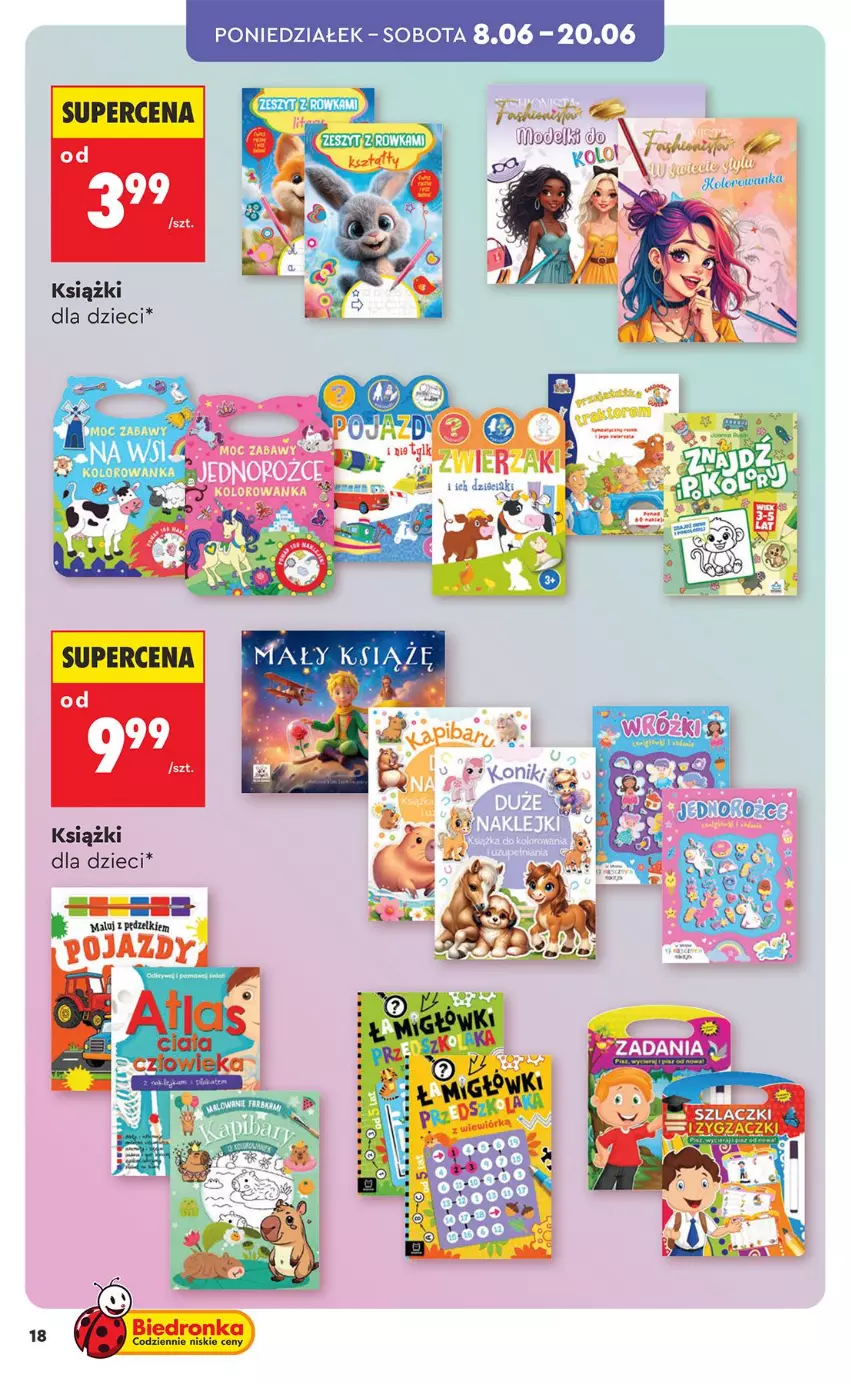 Gazetka promocyjna Biedronka - Okazje Tygodnia - ważna 06.06 do 20.06.2026 - strona 20 - produkty: Dzieci, Kolorowanka