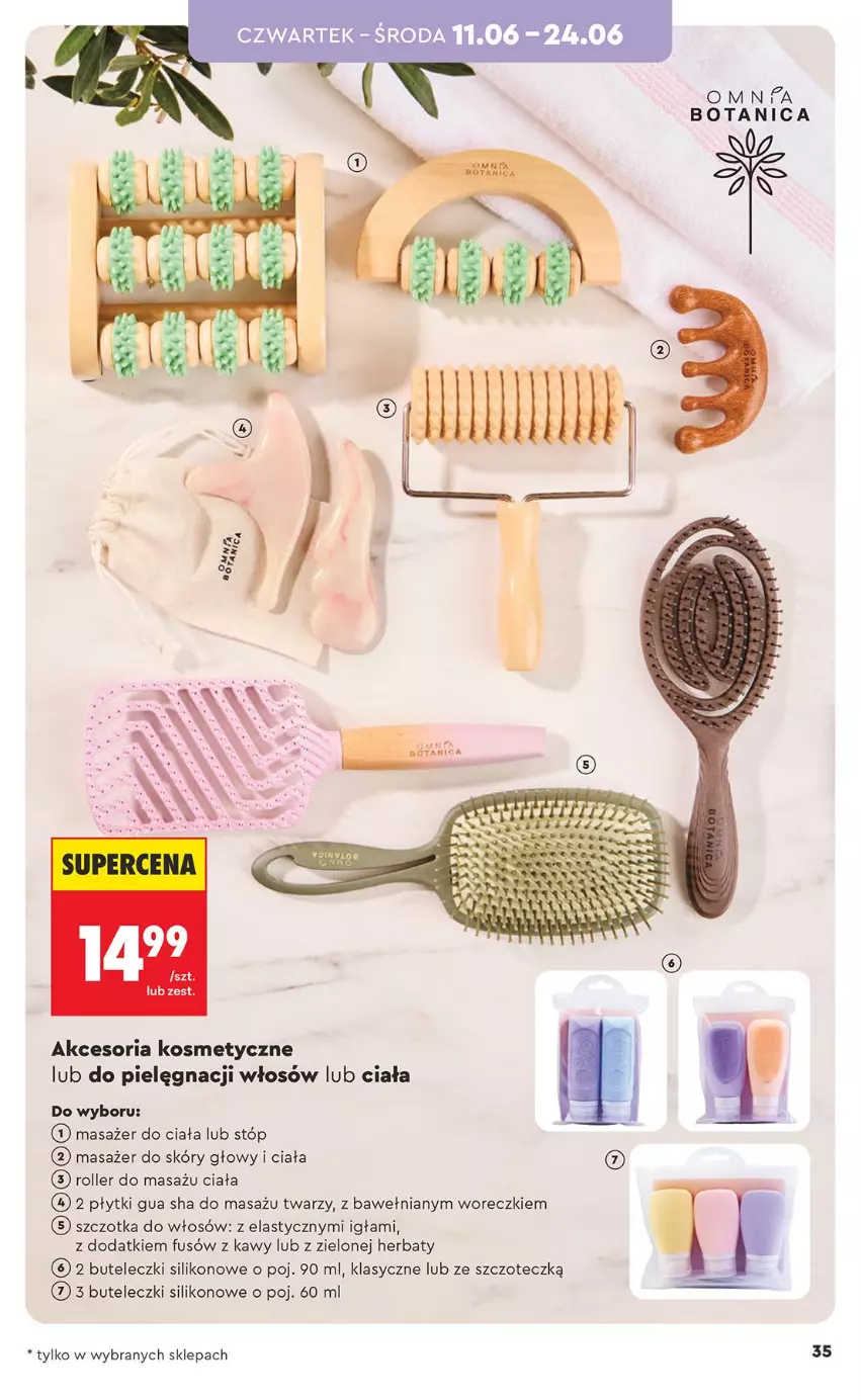 Gazetka promocyjna Biedronka - Okazje Tygodnia - ważna 06.06 do 20.06.2026 - strona 37 - produkty: Masażer, Roller, Szczotka, Szczotka do włosów