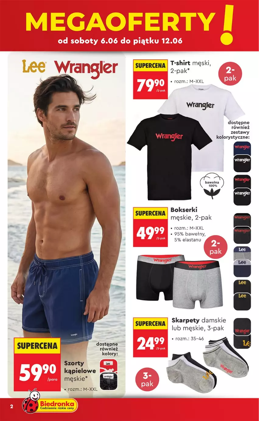 Gazetka promocyjna Biedronka - Okazje Tygodnia - ważna 06.06 do 20.06.2026 - strona 4 - produkty: Ser, Szorty, T-shirt