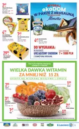 Gazetka promocyjna E Leclerc - Gazetka - ważna od 24.09 do 24.09.2022 - strona 13 - produkty: Mozzarella, Ser, Por, Gra, Brie, Camembert, Ser pleśniowy, Pomidory, Almette