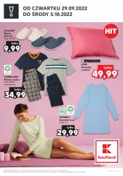 Gazetka promocyjna Kaufland - ZAPOWIEDŹ NASTĘPNEJ OFERTY - Gazetka - ważna od 28.09 do 28.09.2022 - strona 2 - produkty: Gra, Kapcie, Koszula nocna, Kosz, Koszula, Poduszka, Piżama