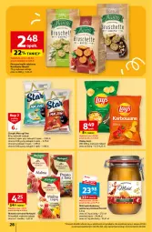 Gazetka promocyjna Auchan - Gazetka Z miłości do okazji Hipermarket Auchan - Gazetka - ważna od 14.02 do 14.02.2024 - strona 28 - produkty: Piec, Chipsy, Chrupki, Miód, Bruschette, Chleb, Herbata, Ogród, Herbapol, Nektar, Herbata owocowa