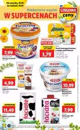 Gazetka promocyjna Lidl - GAZETKA - Gazetka - ważna od 10.04 do 10.04.2022 - strona 22 - produkty: Ser, Mleko w proszku, Twaróg, Mlekovita, Mascarpone, Serek homogenizowany, Serek, Pilos, Mleko