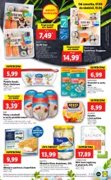 Gazetka promocyjna Lidl - GAZETKA - Gazetka - ważna od 10.04 do 10.04.2022 - strona 25 - produkty: Sałatka, Frosta, Sos, Por, Rio Mare, Sałat, Sushi, Krewetki, Tuńczyk, Mintaj, Mango, Lisner