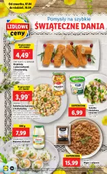 Gazetka promocyjna Lidl - GAZETKA - Gazetka - ważna od 10.04 do 10.04.2022 - strona 34 - produkty: Piec, Majonez, Sałatka, Krokiety, Sałat, Pieczarka, Bigos, Lisner