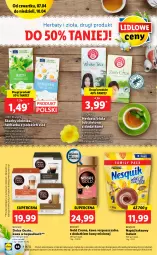 Gazetka promocyjna Lidl - GAZETKA - Gazetka - ważna od 10.04 do 10.04.2022 - strona 44 - produkty: Torebka, Nescafé, Kawa rozpuszczalna, Rum, Nesquik, Kawa, Teekanne, Dolce Gusto, Herbata, Kakao, Napój, Mięta