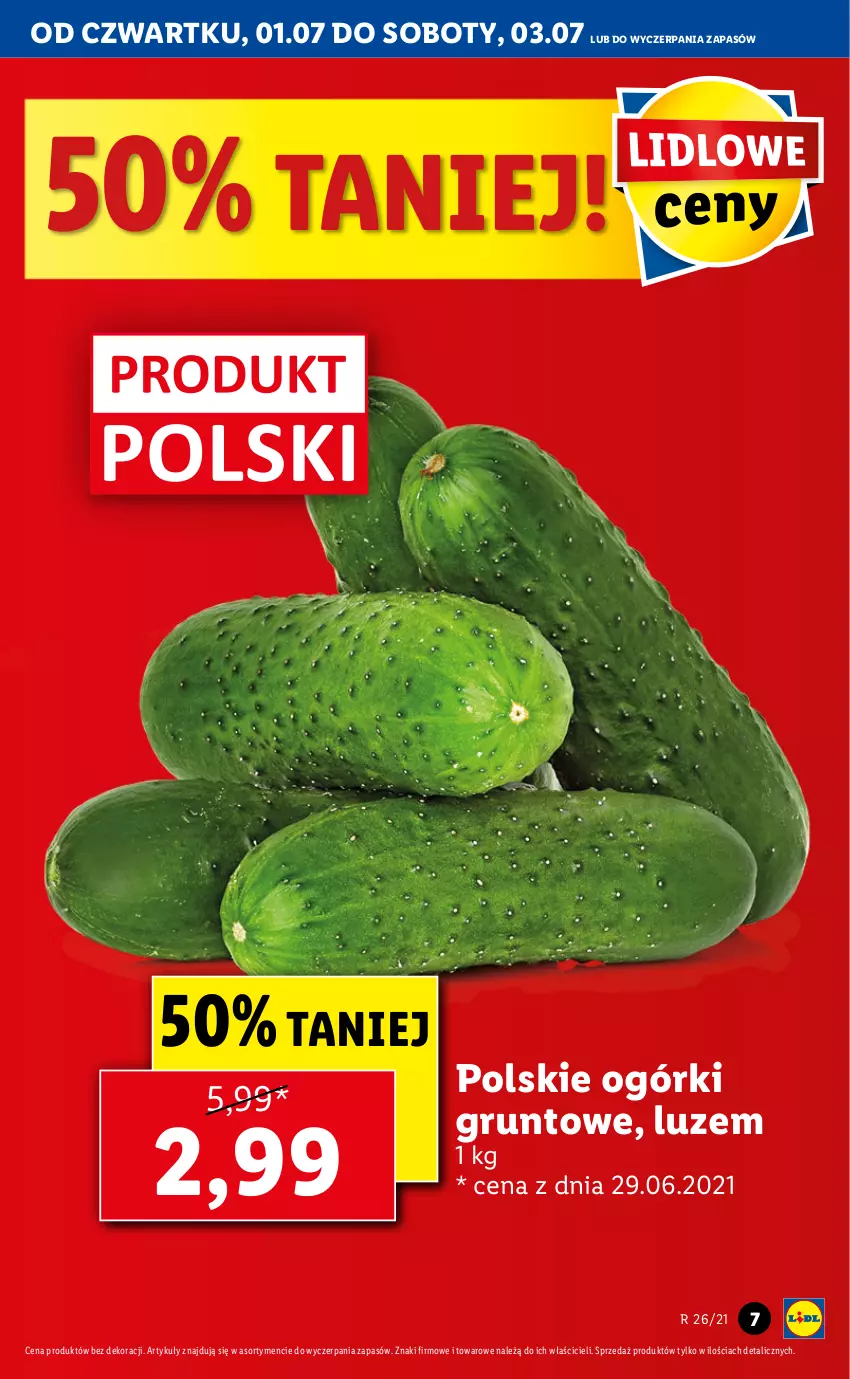 Gazetka promocyjna Lidl - GAZETKA - ważna 01.07 do 03.07.2021 - strona 7 - produkty: Grunt