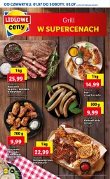 Gazetka promocyjna Lidl - GAZETKA - Gazetka - ważna od 03.07 do 03.07.2021 - strona 16 - produkty: Kurczak, Mus, Stek, Kiełbaski białe, Skrzydełka z kurczaka, Grill, Musztarda