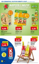 Gazetka promocyjna Lidl - GAZETKA - Gazetka - ważna od 03.07 do 03.07.2021 - strona 30 - produkty: Sok, Ryż, Por, Mus, Napój energetyczny, Lemoniada, Napoje, Napój gazowany, Tymbark, Owoce, Kubuś, Gres, Mango, Napój