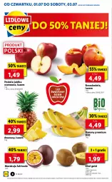 Gazetka promocyjna Lidl - GAZETKA - Gazetka - ważna od 03.07 do 03.07.2021 - strona 8 - produkty: Banany, Gra, Ananas, Kiwi, Brzoskwinie, Jabłka, Fa