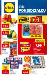 Gazetka promocyjna Lidl - GAZETKA - Gazetka - ważna od 19.05 do 19.05.2021 - strona 1 - produkty: Mięso mielone z szynki, Mięso mielone, Por, Gra, Jaja, Mlekovita, PIKOK, Nektarynka, Kabanos, Masło, Mięso, Nektar, Mleko