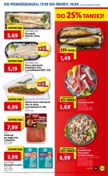 Gazetka promocyjna Lidl - GAZETKA - Gazetka - ważna od 19.05 do 19.05.2021 - strona 15 - produkty: Polędwica, Sos, Zupa, Tusz, Dega, Krewetki, Dorsz, Lazur, Surimi