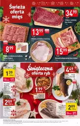 Gazetka promocyjna Stokrotka - Market - Gazetka - ważna od 20.12 do 20.12.2023 - strona 7 - produkty: Glazura, Warzywa, Udziec z indyka, Miruna, Karp, Kotlet, Udziec wołowy, Boczek, Mięso z indyka, Owoce, Mintaj, Lazur, Mięso, Boczek wieprzowy