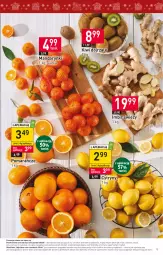 Gazetka promocyjna Stokrotka - Market - Gazetka - ważna od 20.12 do 20.12.2023 - strona 9 - produkty: Mandarynki, Warzywa, Cytryny, Kiwi, Pomarańcze, Siatka, Owoce, Mięso, Imbir