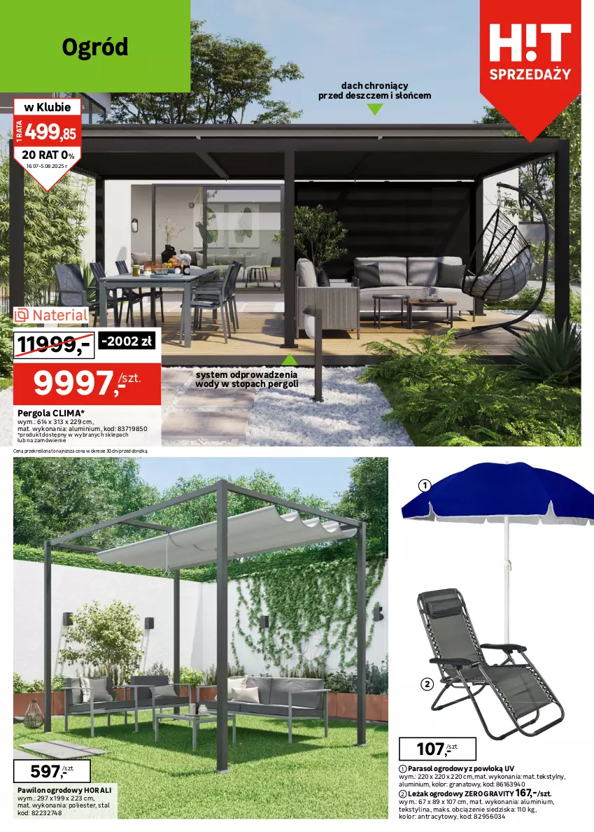 Gazetka promocyjna Leroy Merlin - Gazetka Leroy Merlin - ważna 16.07 do 05.08.2025 - strona 4 - produkty: Arbuz, Gra, Granat, Ogród, Parasol, Por, Siatka, Sport, Telefon, Top, Tran