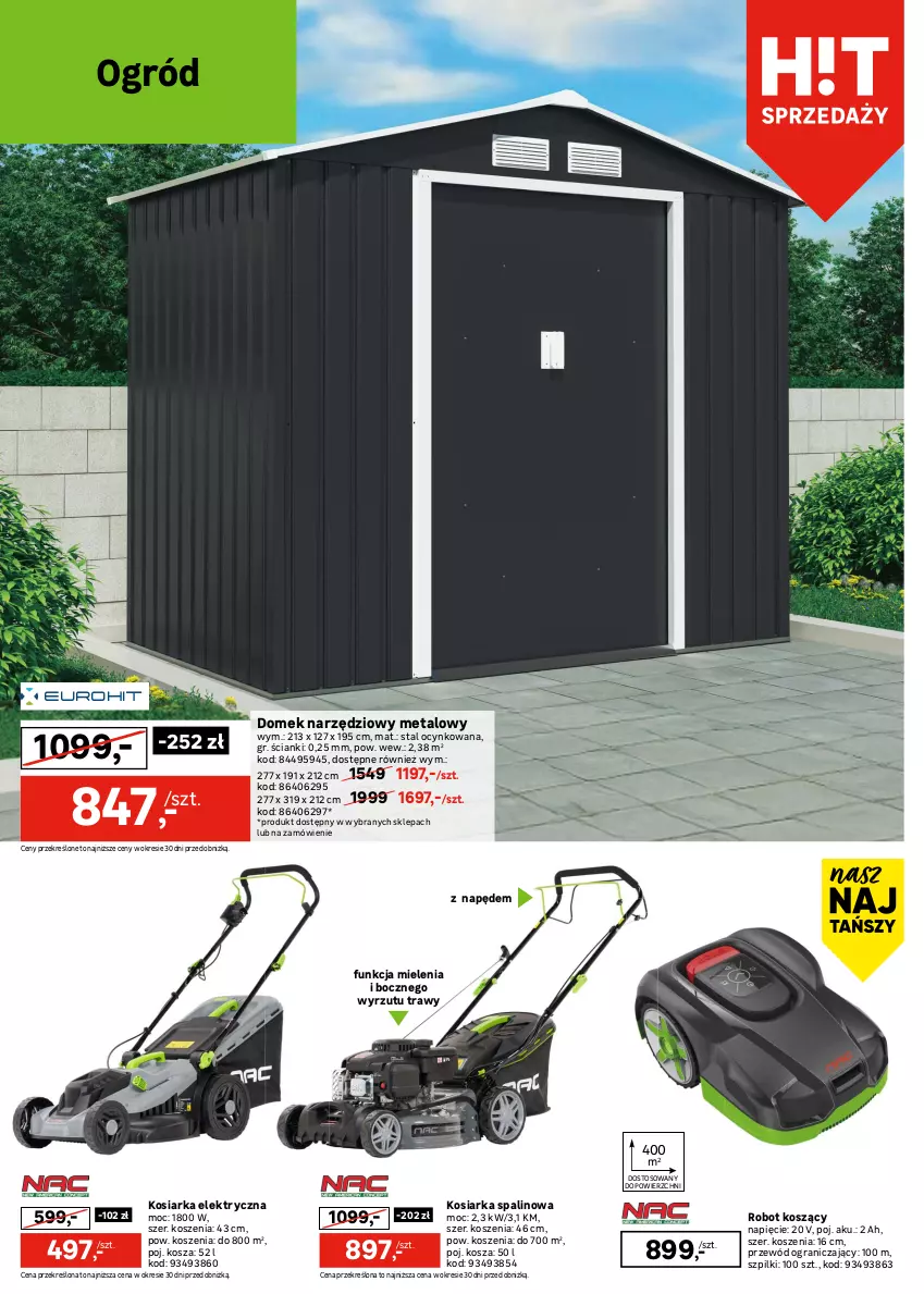 Gazetka promocyjna Leroy Merlin - Gazetka Leroy Merlin - ważna 16.07 do 05.08.2025 - strona 6 - produkty: Biohumus, Cynk, Gra, Kosiarka, Kosz, Mus, Nawóz, Ogród, Przewód, Robot