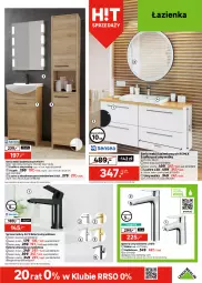 Gazetka promocyjna Leroy Merlin - Gazetka Leroy Merlin - Gazetka - ważna od 05.08 do 05.08.2025 - strona 23 - produkty: Glazura, Bateria umywalkowa, Lustro LED, Ser, Gra, Szafka pod umywalkę, Słupek, Szafka, Bateria, Umywalka, Lazur, Lustro, Listwa