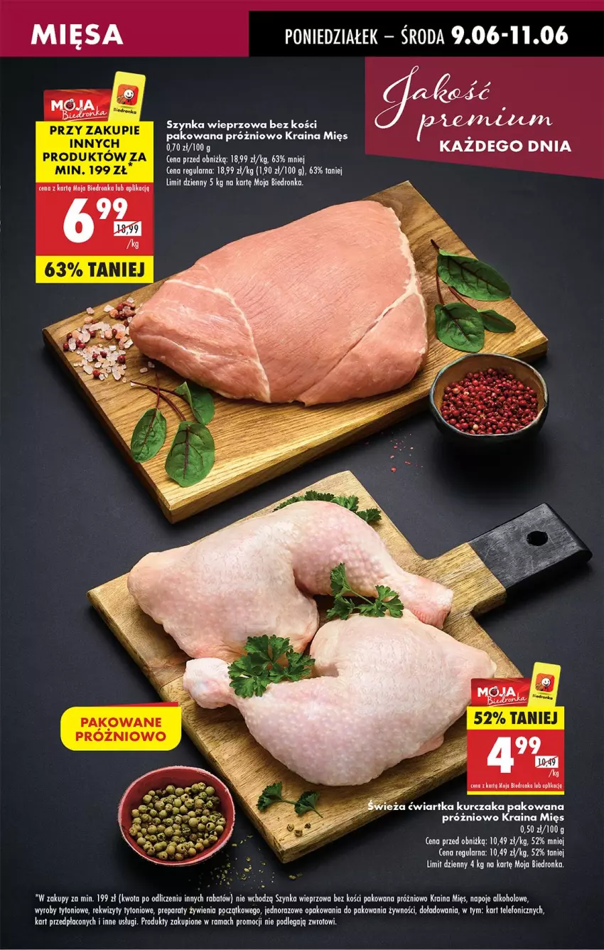 Gazetka promocyjna Biedronka - Od Poniedziałku - ważna 09.06 do 14.06.2025 - strona 25 - produkty: Kurczak, Napoje, Rama, Szynka, Szynka wieprzowa, Telefon