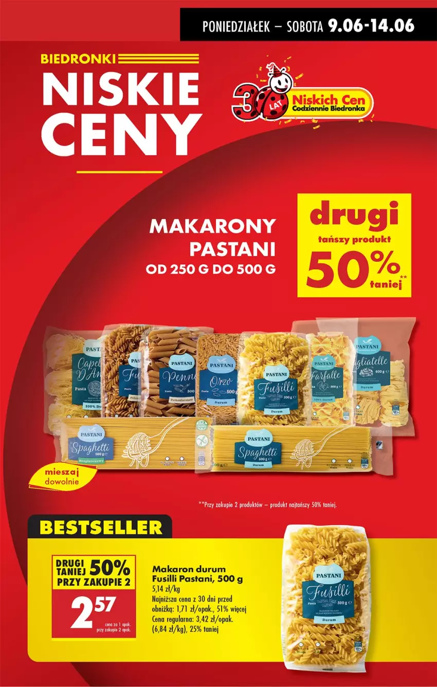 Gazetka promocyjna Biedronka - Od Poniedziałku - ważna 09.06 do 14.06.2025 - strona 7 - produkty: Makaron, Rum